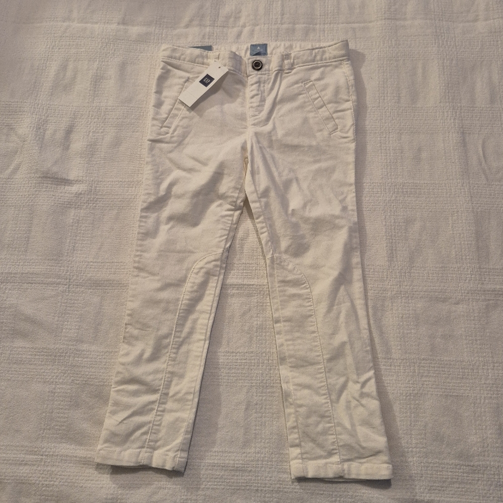 Gap girls 4 years off white stretch corduroy pants factory New